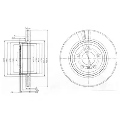 Тормозной диск DELPHI купить