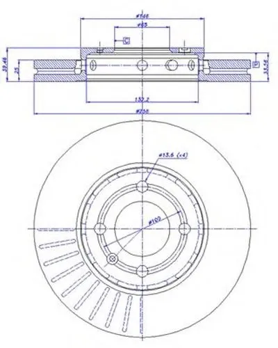 Тормозной диск HC CAR купить