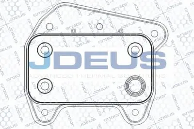 масляный радиатор, двигательное масло JDEUS купить