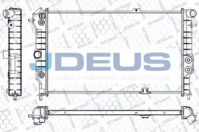 Радиатор, охлаждение двигателя JDEUS купить