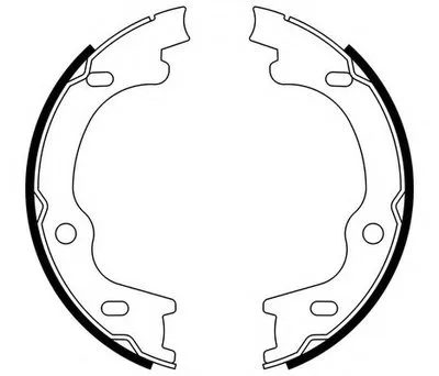 Комплект тормозных колодок; Комплект тормозных колодок, стояночная тормозная система E.T.F. купить