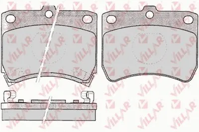 Комплект тормозных колодок, дисковый тормоз VILLAR купить