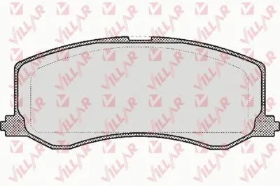 Комплект тормозных колодок, дисковый тормоз VILLAR купить