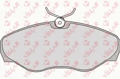 Комплект тормозных колодок, дисковый тормоз VILLAR купить