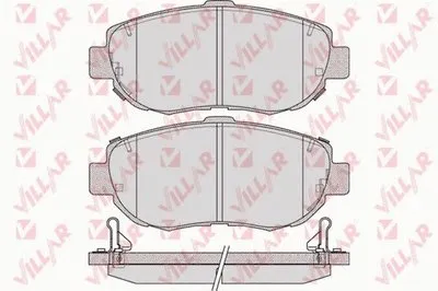 Комплект тормозных колодок, дисковый тормоз VILLAR купить