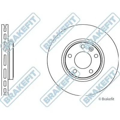 Тормозной диск Brake Fit APEC braking купить