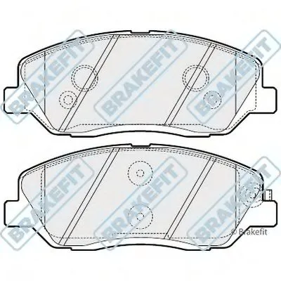 Комплект тормозных колодок, дисковый тормоз Brake Fit APEC braking купить