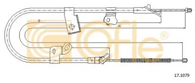 Трос, стояночная тормозная система COFLE купить