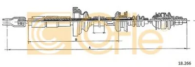 Тросик сцепления COFLE купить