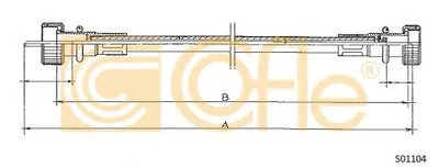 Тросик спидометра COFLE купить