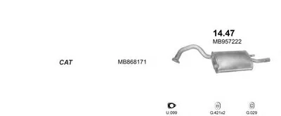 Система выпуска ОГ POLMO купить