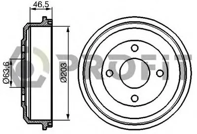 Тормозной барабан PROFIT купить