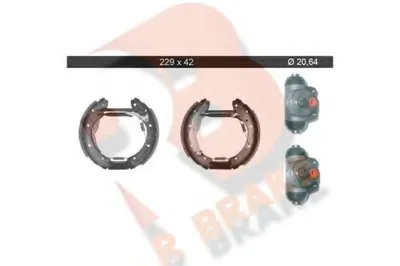 Комплект тормозных колодок R BRAKE купить