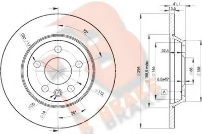 Тормозной диск R BRAKE купить