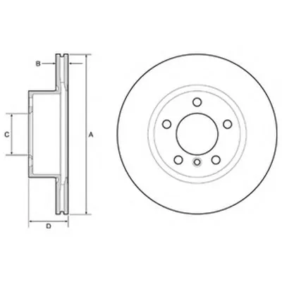 Тормозной диск DELPHI купить