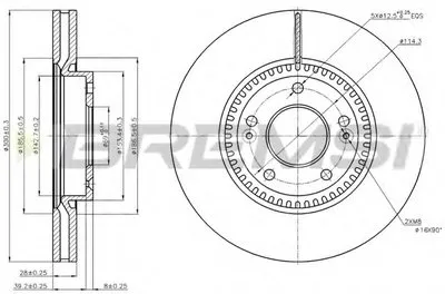 Тормозной диск BREMSI купить