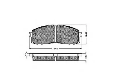 Комплект тормозных колодок, дисковый тормоз SPIDAN купить