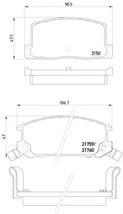 Комплект тормозных колодок, дисковый тормоз HELLA купить