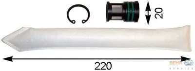 Осушитель, кондиционер BEHR HELLA SERVICE HELLA купить