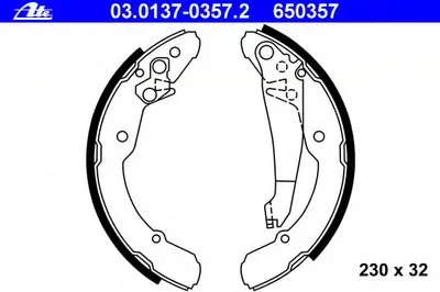 Комплект тормозных колодок ATE купить