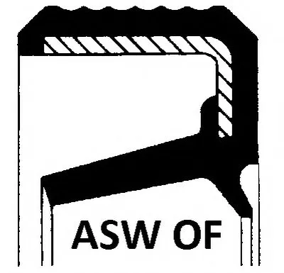 Уплотняющее кольцо, коленчатый вал; Уплотнительное кольцо ELRING купить