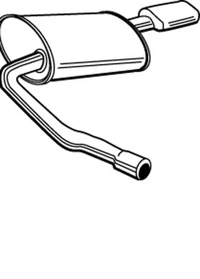 Глушитель выхлопных газов конечный WALKER купить