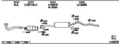 Система выпуска ОГ WALKER купить
