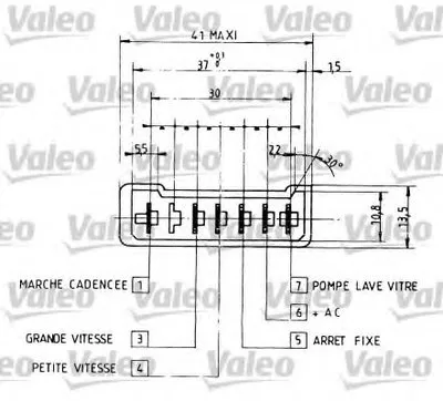 Выключатель на колонке рулевого управления VALEO купить