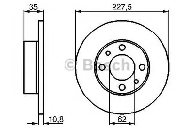 Тормозной диск BOSCH купить