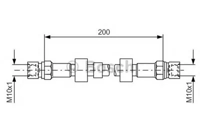 Тормозной шланг BOSCH купить
