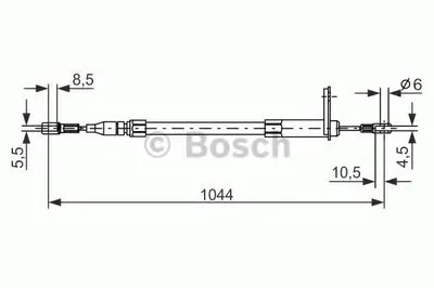 Трос, стояночная тормозная система BOSCH купить