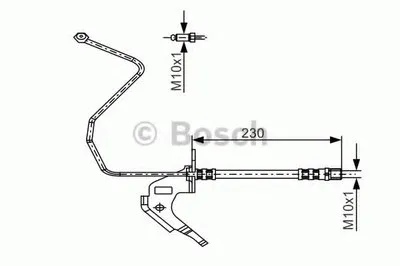 Тормозной шланг BOSCH купить