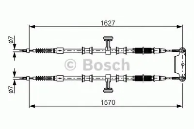 Трос, стояночная тормозная система BOSCH купить