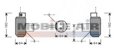 Осушитель, кондиционер VAN WEZEL купить