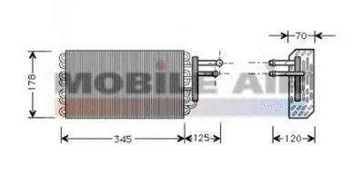 Испаритель, кондиционер VAN WEZEL купить