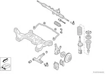 Рулевое управление; Подвеска колеса HERTH+BUSS JAKOPARTS купить