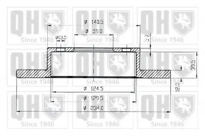 Тормозной диск QUINTON HAZELL купить
