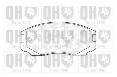 Комплект тормозных колодок, дисковый тормоз QUINTON HAZELL купить