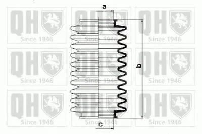 Комплект пылника, рулевое управление QUINTON HAZELL купить