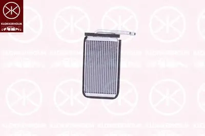 Теплообменник, отопление салона KLOKKERHOLM купить