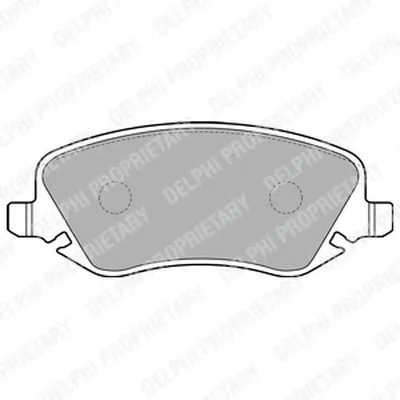 Комплект тормозных колодок, дисковый тормоз DELPHI купить