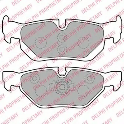 Комплект тормозных колодок, дисковый тормоз DELPHI купить