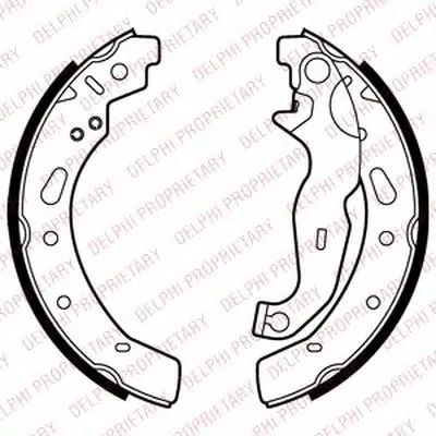 Комплект тормозных колодок DELPHI купить