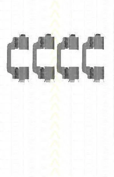 Комплектующие, колодки дискового тормоза TRISCAN купить