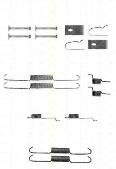 Комплектующие, тормозная колодка TRISCAN купить