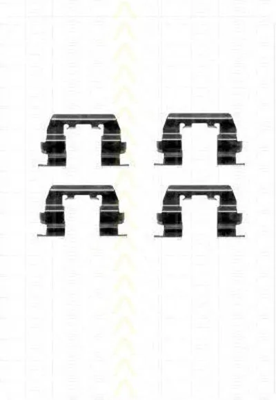 Комплектующие, колодки дискового тормоза TRISCAN купить