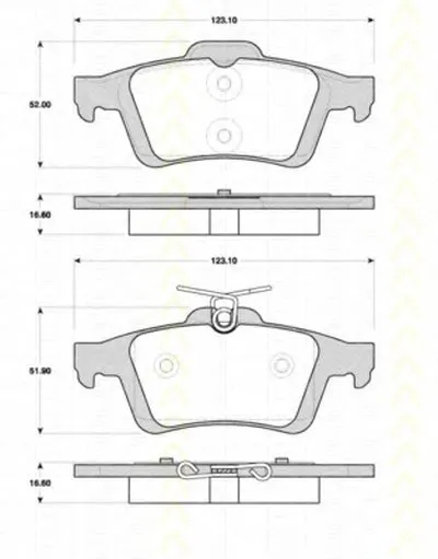 Комплект тормозных колодок, дисковый тормоз TRISCAN купить