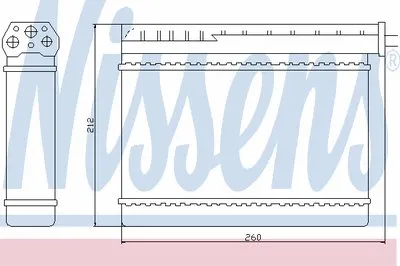 Теплообменник, отопление салона NISSENS купить