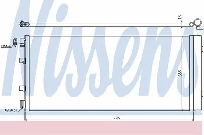 Конденсатор, кондиционер NISSENS купить