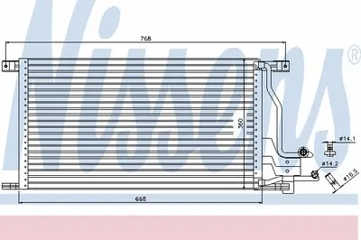 Конденсатор, кондиционер NISSENS купить